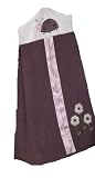 Lambs and Ivy Luv Bugs Diaper Stacker, Plum