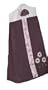 Lambs and Ivy Luv Bugs Diaper Stacker, Plum