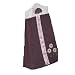 Lambs and Ivy Luv Bugs Diaper Stacker, Plum