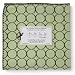 Ultimate Receiving Blanket - Pastel Lime with Brown Circles