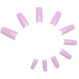 500 French Acrylic False Artificial Tips Nail Art NEW -- Purple