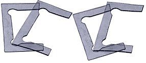 CRL Clear Gasket Replacement Kit for Concord Hinges by CR Laurence