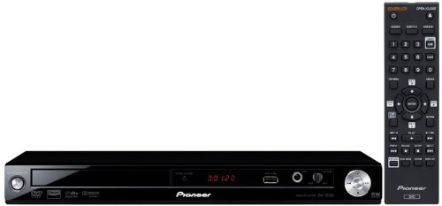 Pioneer DV-120K-K Black Compact ALL Multi Region Code Zone Free DVD player w/ Divx Playback and USB Input