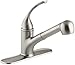 KOHLER K-15160-L-BN Coralais Single Control Pullout Spray Kitchen Sink Faucet, Vibrant Brushed Nickel