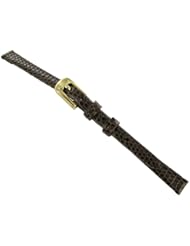 9mm Speidel Genuine Lizard Ladies Brown Watch Band Regular