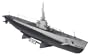 Revell 1:72 Us Gato Class Submarine