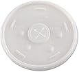 DCC 24SL05 Plastic Cold Cup Lids, 24oz, Translucent, 500/Carton