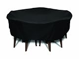 WeatherReady WRBL84 Polyester Round Outdoor Table Cover, Black, 84 Inches 31wljcRkyKL. SL160 WeatherReady WRBL84 Polyester Round Outdoor Table Cover, Black, 84 Inches