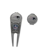 New England Patriots Ball Mark Repair Tool & Hat Clip Combo