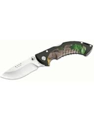 Sports: Buck 10 Point Realtree Hardwoods Green HD Omni Avid Hunter TM Knife (Camo, 3-Inch) - Buck