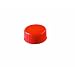 Corning 430698 Easy Grip Orange Polyethylene Roller Bottle Cap, Individually Wrapped, Sterile (Case of 100)