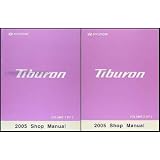 2005 Hyundai Tiburon Repair Shop Manual Original 2 Vol. Set by Hyundai