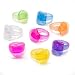 Party Supplies - Soft Gemstone Rings (8)