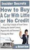 How To Buy A Car With Little Or No Credit