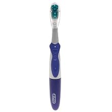 Oral-B CrossAction Power Medium Battery-Powered Toothbrush, Pack of 3 (Colors May Vary)