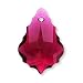 Swarovski Crystal Baroque Pendant 6090 22X15mm Ruby