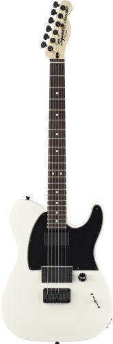Fender 301020580 Squier Jim Root Tele Flat Electric Guitar, White