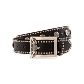 Harley Davidson Ladies Concho Leather Belt and Buckle. Embellishments. 99515-08VW