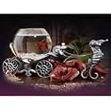 Enchanted Evening Betta Bowl in Old Pewter