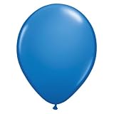 Qualatex風船　5インチ(13cm)　ダークブルー　徳用100個入