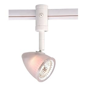 Milano - Spot Light for Milano Monorail Track Lighting Fixture - White - White Glass -... by Vaxcel Lighting