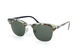 Ray-Ban Sunglasses - RB3016 Clubmaster Frame: Green Camo on Blue Lens: Green (49mm)