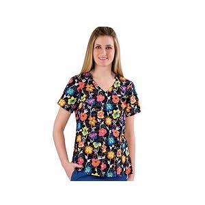 Peaches Uniforms All In A Row V-Neck Scrub Top