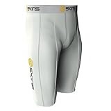 SKINS �X�L���Y SPORT�n�[�t�^�C�c �z���C�g�E�O���[ M