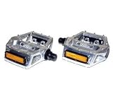 Wellgo V2 Flat Platform Mountain Bike Pedals 9/16″ SILVER