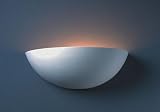 Ambiance Large Quarter Sphere Wall Sconce Justice Design Group (1355)