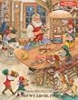 Advent Calendar with Chocolate, Santa's Toy Shop (BB111) 2.65 oz (75g)