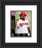 Framed Dmitre Young Washington Nationals Photograph