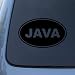 JAVA EURO OVAL - Coffee Programming Coding - Vinyl Car Decal Sticker #1719 | Vinyl Co...