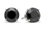 14k White Gold Black Diamond Stud Earrings (1.5cttw)