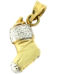 Dazzlers Solid 14k Gold 3D Santa Claus s Christmas Boot Charm Pendant Available in three colors from jewelsberry (weights: 3 grams only)