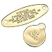 Pet Identification Tag - 24K Gold Plated