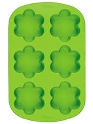 WILTON 6 CAVITY SILICONE FLOWER MOLD 2105-4825