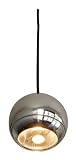 Designer Halogen Hängeleuchte Küchenleuchte Pendelleuchte Hängelampe LES 1-fach chrom