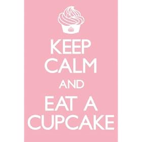 Humour Maxi Poster 91.5x61cm Keep Calm and Eat a Cupcake Perfect For Any Sweet Tooth!