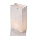 Set of 72 Luminary Bags and 72 Votive Candles, White