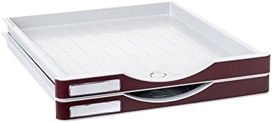 Archivo 2000 Home Office ArchivoDoc Small Size Drawers Grey/Burgundy 2 Pack