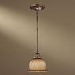 Minka Raffine Aged Patina 1 Light Pendant 1961-243