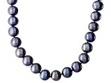 14KT 7-8MM ENHANCED BLACK CULTURED FRESHWATER PEARL NECKLACE COLORS WILL VARY