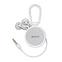Sony MDR-KE30LW/W Bud Style Headphone with Carabiner