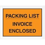 SHPPL417 - Packing List / Invoice Enclosed Envelopes, 4 1/2 x 5 1/2