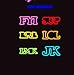 Googly Bands 12 Pieces Shaped Rubber Bands ~ Text Messages
