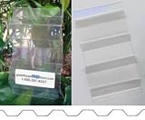 SolarSoft 90 Corrugated Polycarbonate - 49.6" wide x 8 long panel
