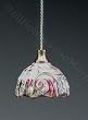 Miniature Kahlert Tiffany Arabesque Dollhouse Hanging Lamp