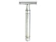 Edwin Jagger Double Edge (DE) Safety Razor - Lined Chrome Handle