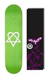 HEARTAGRAM Skateboard DECK GREN 7.75 W/Bam ELEMENT GRIP